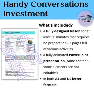 Business English, Economy, Investment, Tips, Discussions, Vocabulary, Projects, Debates