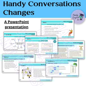 Business and Personal Change no-prep lesson plan speaking vocabulary