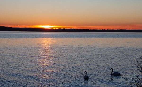 Sunset Colors in Nyord Denmark