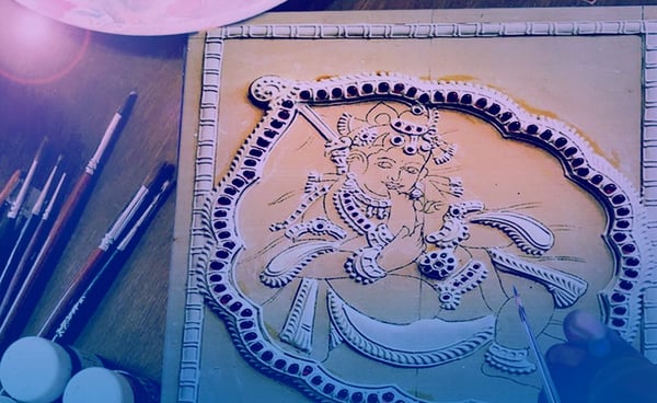 MagicCanvas Thanjavur Painting Kit