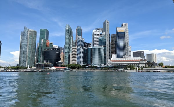 Singapore CIty Skyline Collyer Quay