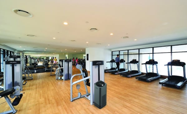 máy lọc và khử khuẩn không khí cho phòng gym thể thao