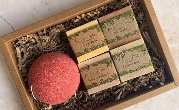 comprar caja de regalo jabones artesanales naturales. envío gratis