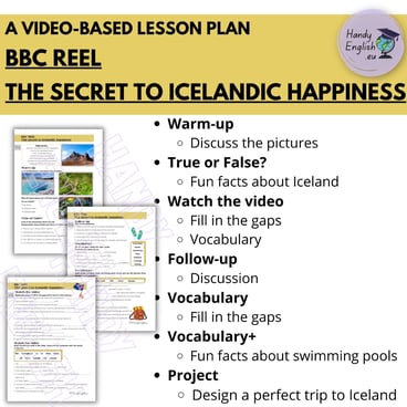 English Language Arts, ESL, Earth sciences, Geography, mental health, swimming, Iceland, relaxation,