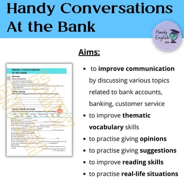Business English, General English, Functional language, dialogues at the bank, Economy, Role-Plays