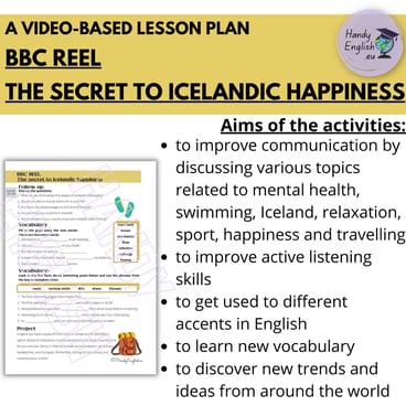 English Language Arts, ESL, Earth sciences, Geography, mental health, swimming, Iceland, relaxation,