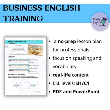 business corporate training speaking vocabulary