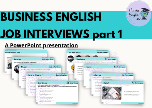business english job interviews speaking and vocabulary