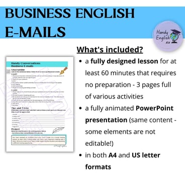 Business English, Business E-mails, Corporate Training, Skills, Debates, Writing Prompts