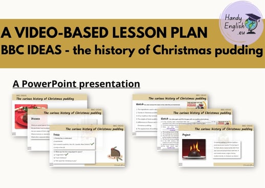 BBC Ideas - the history of Christmas Pudding; Winter no-prep video based lesson plan