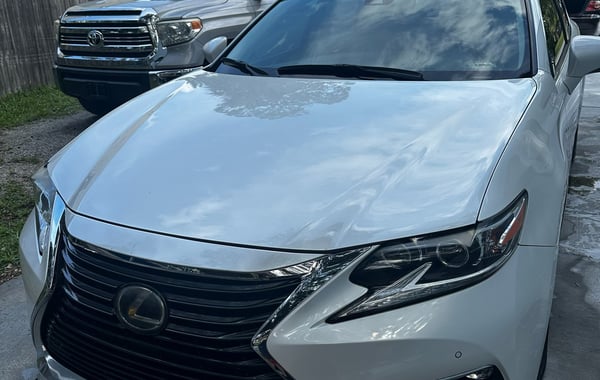 Freshly detailed vehicle exterior