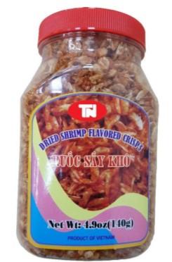 Dried Shrimp Flavor Crisps, Ruốc sấy khô UpBe Food