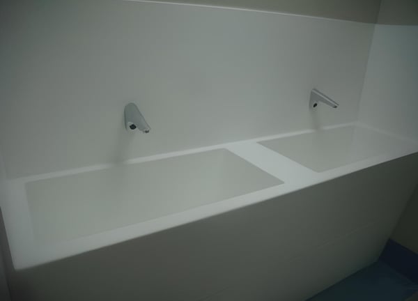Χειρουργικοί νεροχύτες surgical sink scrub up solid surfaces