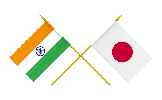 India Japan Flag