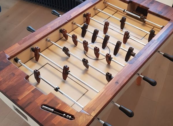 Futbolitos personalizados de madera hechos a mano – Xibalba Muebles CDMX