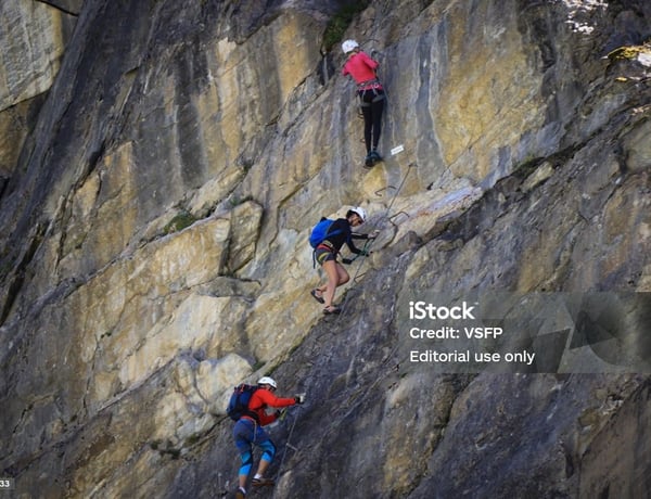 Groupe escalade encadré