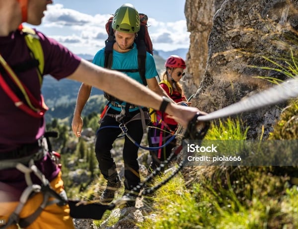 Via ferrata montagne