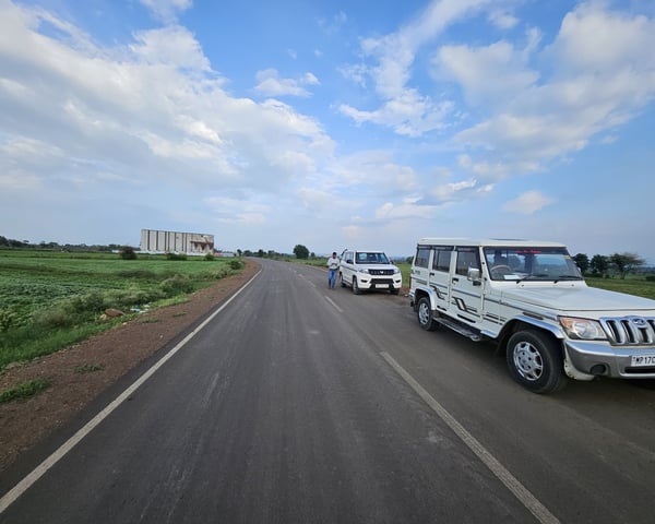 Road construction project