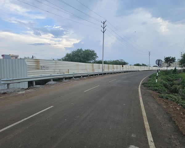 Road construction project