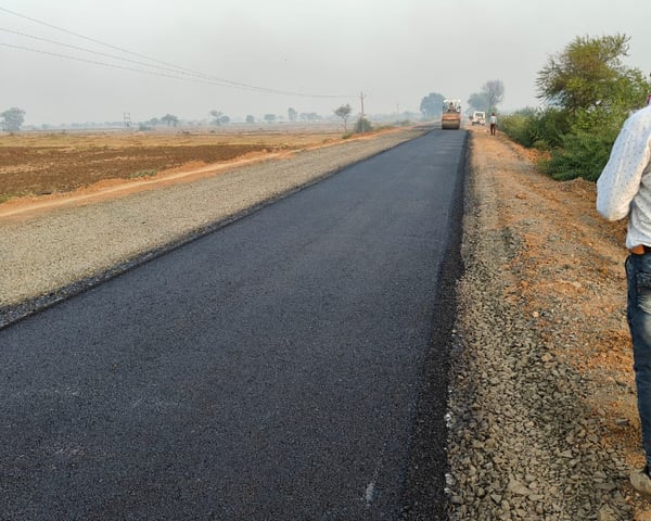Road construction project
