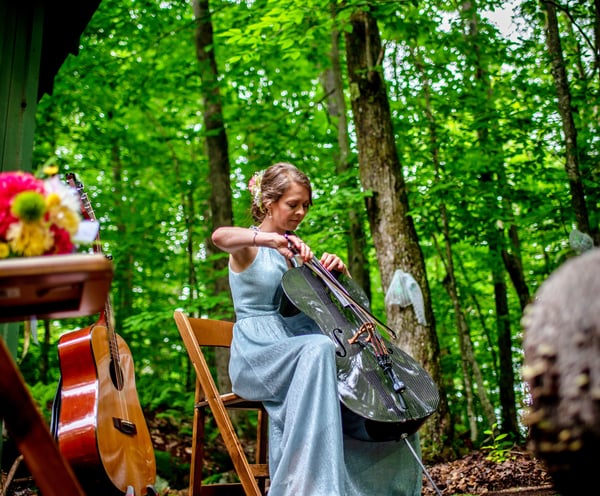 cellist, photo by Vanessa Wheeler of All Occasions Photo