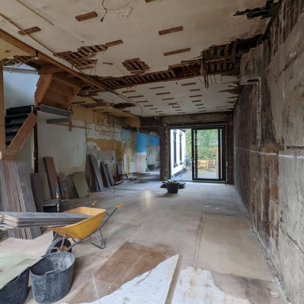 90m² woning strippen · Zaandam