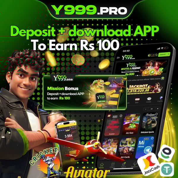 deposit screen for y999game app.