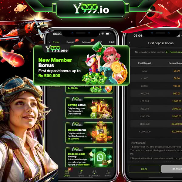 new member login screen for y999game.