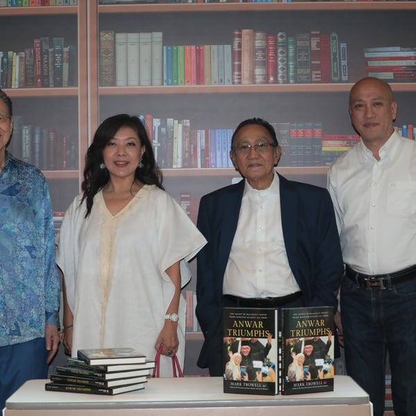 Book launch guests