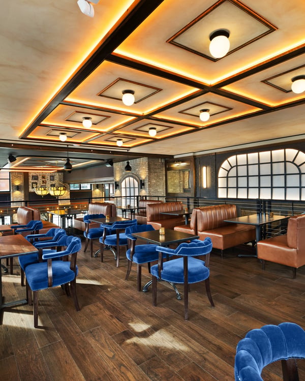 Commercial restaurant interior