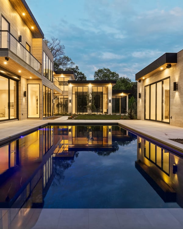 Architecture exterior pool