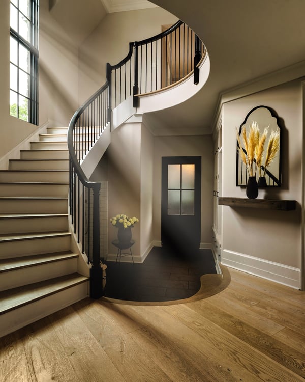 Residential foyer staircase