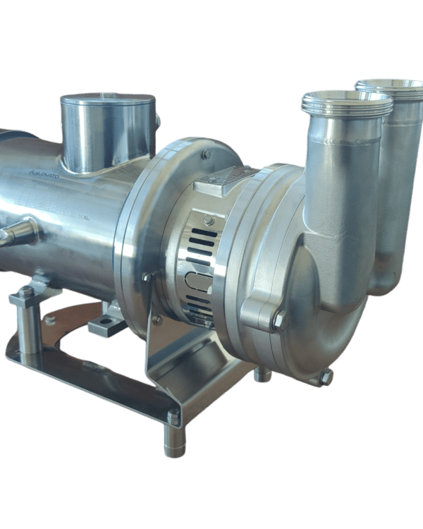 Self-priming pump with IP69-K motor