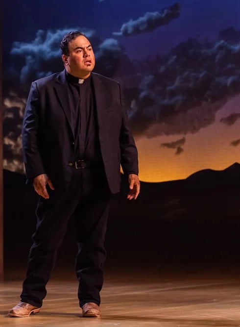 Orlando Arriaga in Quixote Nuevo at Hartford Stage Company