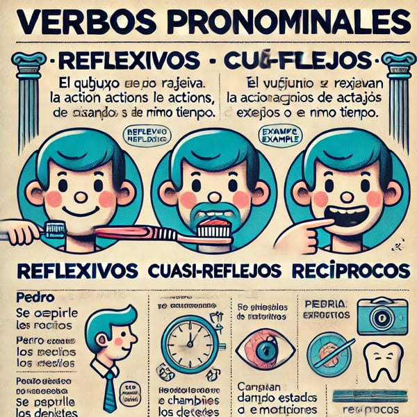Infografía verbos