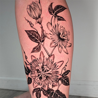 Fine line tattoo