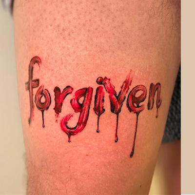 Lettering tattoo