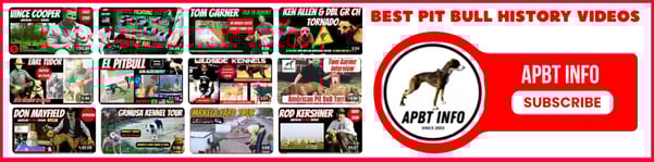 PIT BULL VIDEOS APBT HISTORY GAMEDOG YARD TOURS