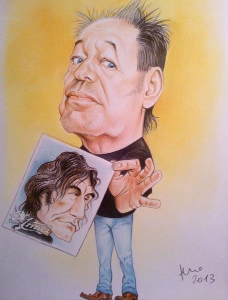 Caricatura Vasco Rossi 