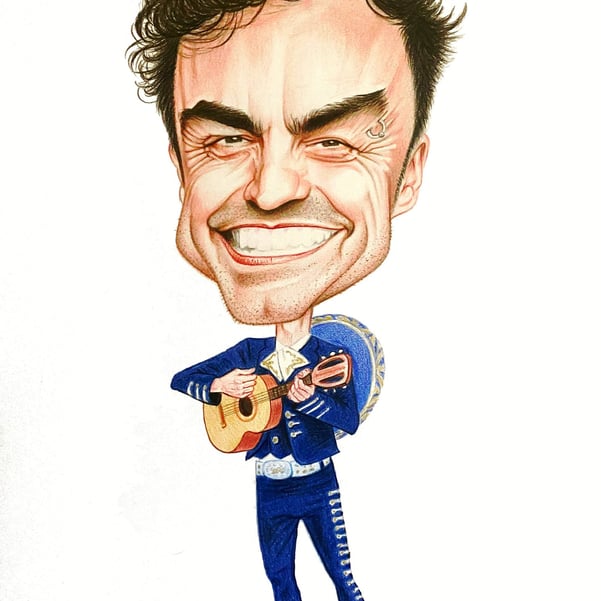 Caricatura Marco Ligabue