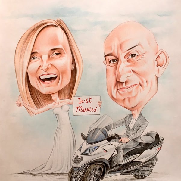 Caricatura Regalo di Matrimonio