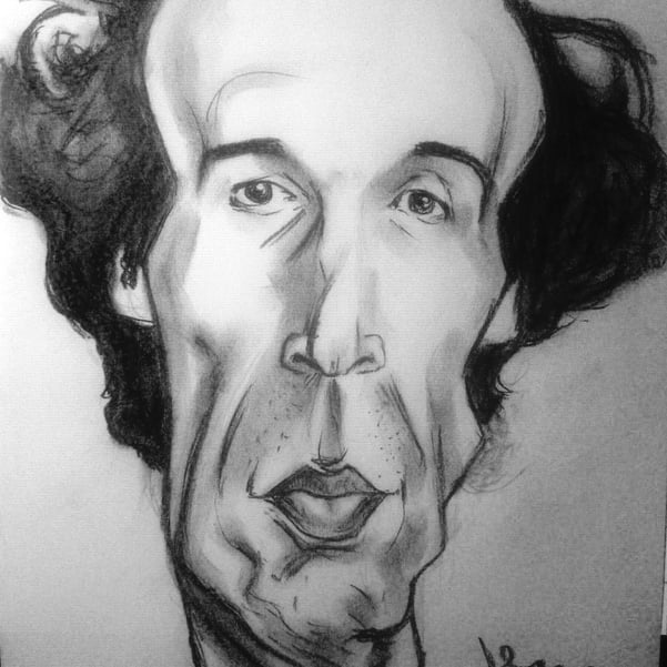 Caricatura Roberto Benigni 