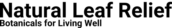 natural leaf relief logo