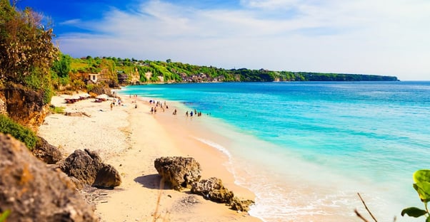 Praia de Kuta, Bali, Indonésia