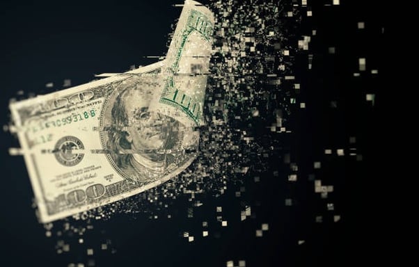 a dollar bill bill billet of dollars