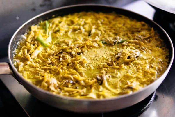 Gulai Jantung Pisang, um prato típico da culinária indonésia - Fonte: Food’n Road