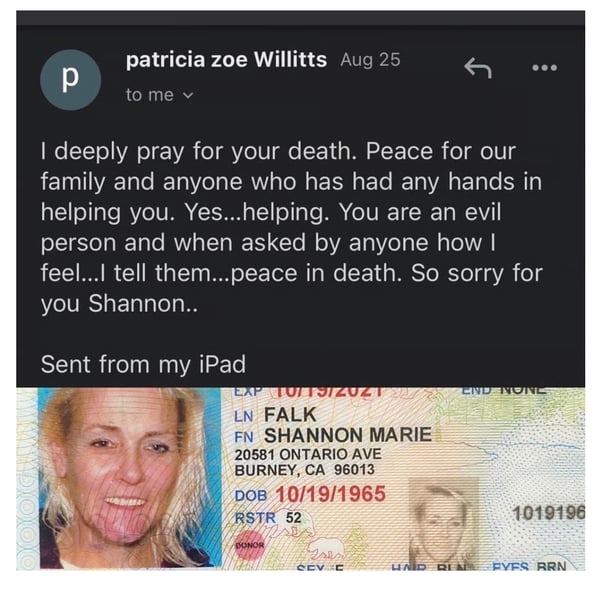 The real Patricia Zoe O'Rourke Willitts