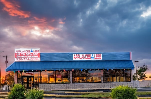 Appliances 4 Less building street view