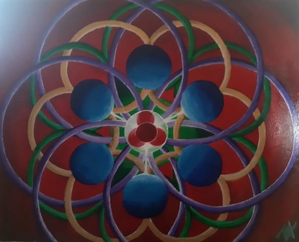 Sacred Geometry Art Benefits are found through mindful contemplation 