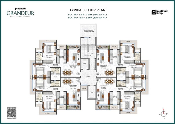 Floor Plans Platinum Grandeur Andheri West